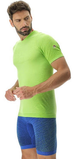 Футболка мужская UYN Running Exceleration Ow Lime/Sulphur Spring - Фото 4 большая