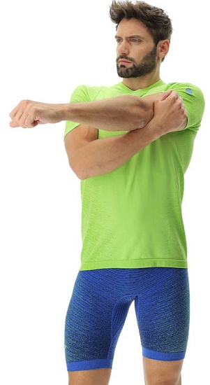 Футболка мужская UYN Running Exceleration Ow Lime/Sulphur Spring - Фото 8 большая