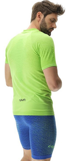 Футболка мужская UYN Running Exceleration Ow Lime/Sulphur Spring - Фото 9 большая