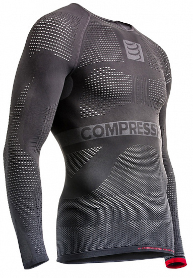 Футболка мужская Compressport On/Off Серый - Фото 1 большая