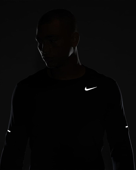 Футболка мужская Nike Dri-FIT Black - Фото 5 большая