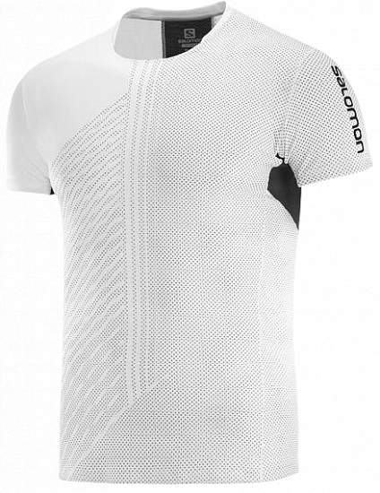 Футболка мужская Salomon S/Lab Sense White/Black - Фото 1 большая