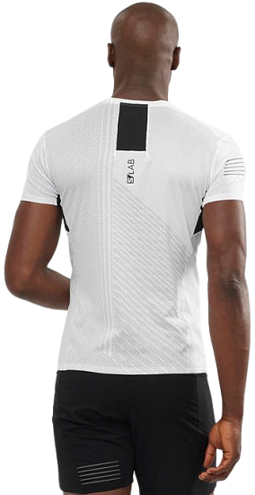 Футболка мужская Salomon S/Lab Sense White/Black - Фото 3 большая