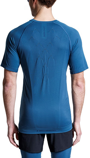 Футболка мужская X-Bionic Xceed Run Slate Blue/Marine - Фото 6 большая