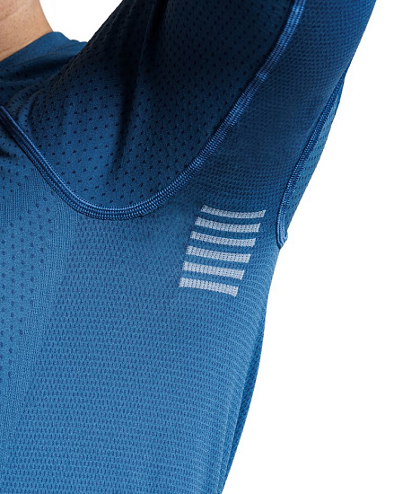 Футболка мужская X-Bionic Xceed Run Slate Blue/Marine - Фото 7 большая