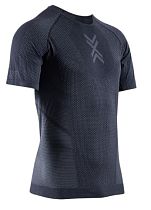 Футболка мужская X-Bionic Xceed Run Black/Rhino Grey