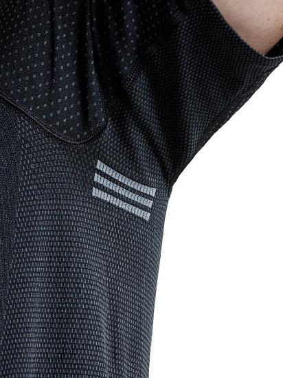 Футболка мужская X-Bionic Xceed Run Black/Rhino Grey - Фото 7 большая