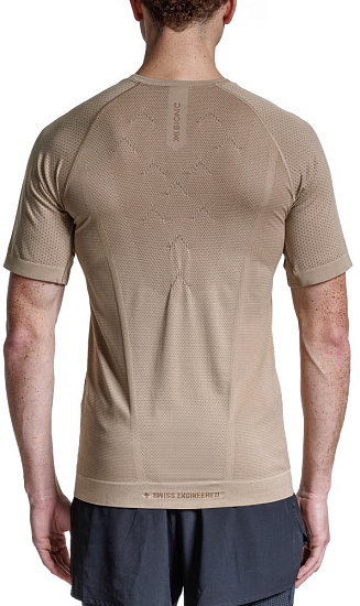 Футболка мужская X-Bionic Xceed Run Sand/Dark Sand - Фото 6 большая