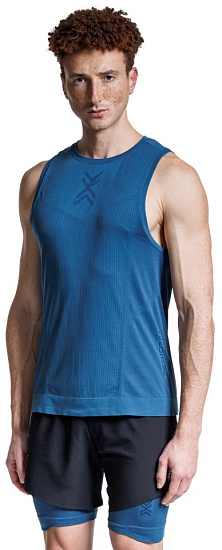 Майка мужская X-Bionic Xceed Run Slate Blue/Marine - Фото 4 большая