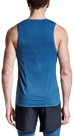 Майка мужская X-Bionic Xceed Run Slate Blue/Marine - Фото 6 большая