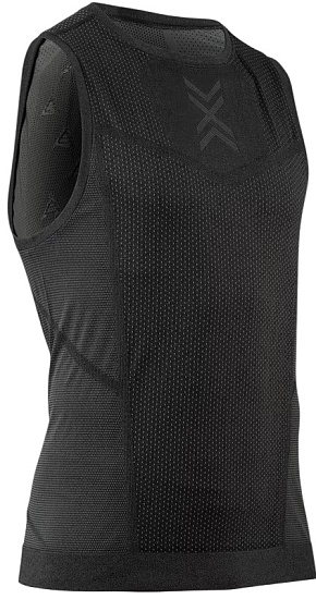Майка мужская X-Bionic Xceed Run Black/Rhino Grey - Фото 1 большая