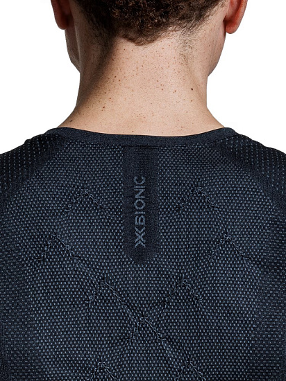 Майка мужская X-Bionic Xceed Run Black/Rhino Grey - Фото 7 большая