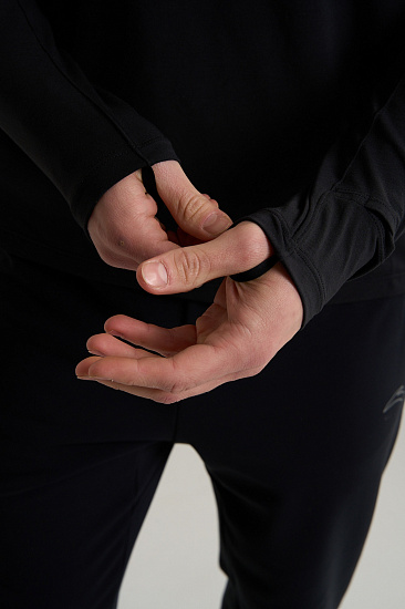 Лонгслив мужской Anta 852615401 Black - Фото 9 большая