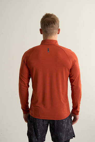 Лонгслив мужской Anta 852615401 Earth Orange - Фото 5 большая