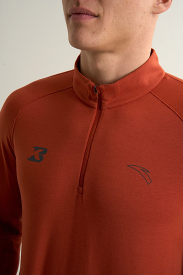 Лонгслив мужской Anta 852615401 Earth Orange - Фото 7 большая