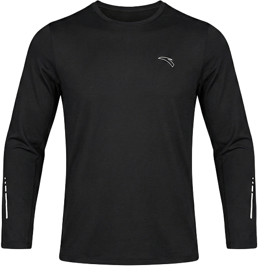 Лонгслив мужской Anta 852615407 Black - Фото 1 большая