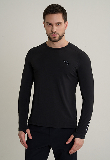 Лонгслив мужской Anta 852615407 Black - Фото 3 большая