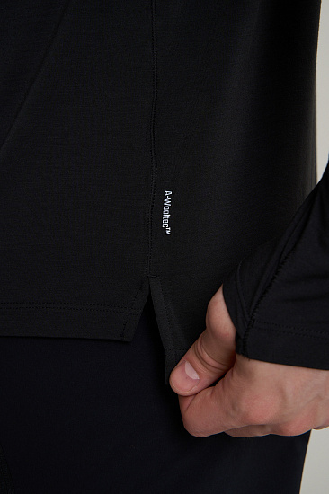 Лонгслив мужской Anta 852615407 Black - Фото 11 большая