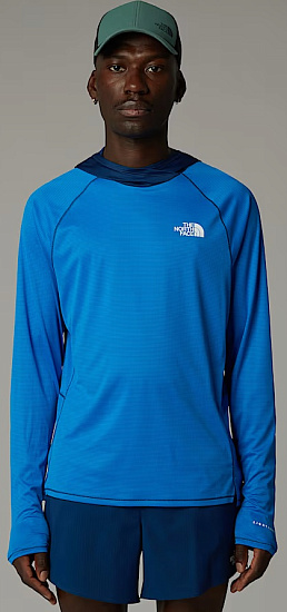 Лонгслив мужской The North Face Sunriser Hoodie Hero Blue/Estate Blue - Фото 3 большая