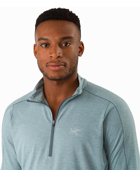 Футболка мужская Arcteryx Cormac Zip Neck LS Roboti - Фото 2 большая
