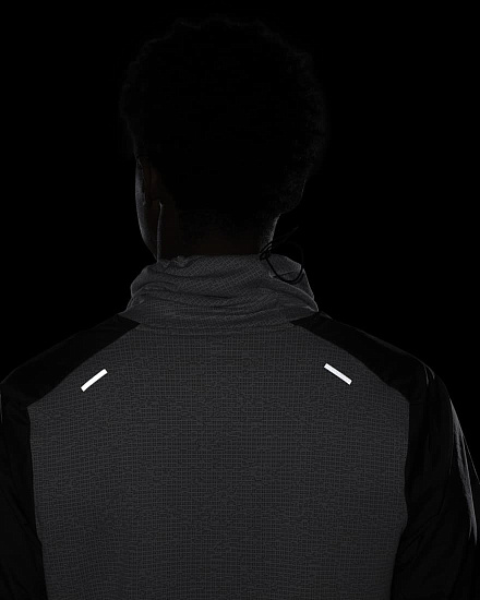 Лонгслив мужской Nike Therma-FIT ADV Run Division Cave Stone/Cave Stone/Pure - Фото 8 большая