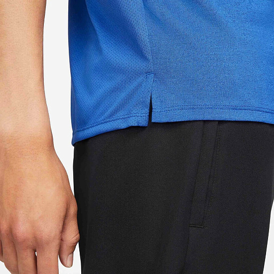 Футболка мужская Nike Rn Dvn Df Miler Ss Gx Nfs - Фото 5 большая