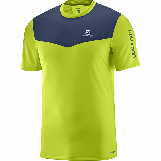 Футболка мужская Salomon Fast Wing SS Acid Lime - Фото 1 большая