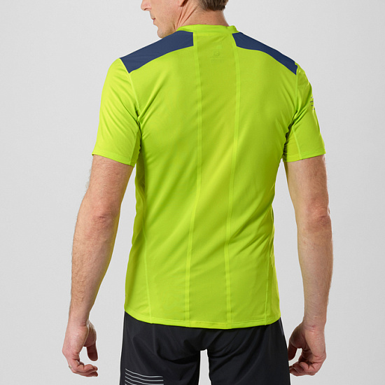 Футболка мужская Salomon Fast Wing SS Acid Lime - Фото 3 большая