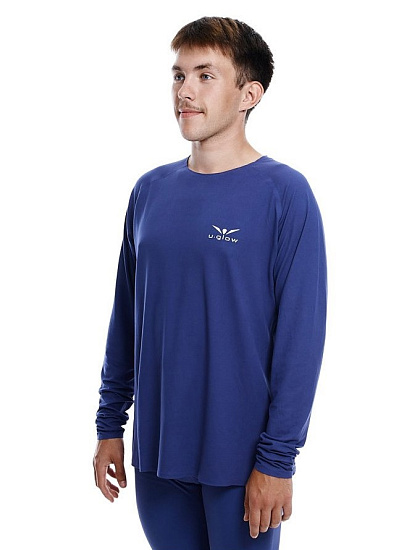Лонгслив мужской UGLOW WarmT Deep Cobalt - Фото 2 большая