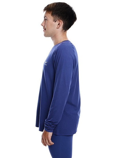 Лонгслив мужской UGLOW WarmT Deep Cobalt - Фото 5 большая