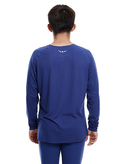 Лонгслив мужской UGLOW WarmT Deep Cobalt - Фото 6 большая