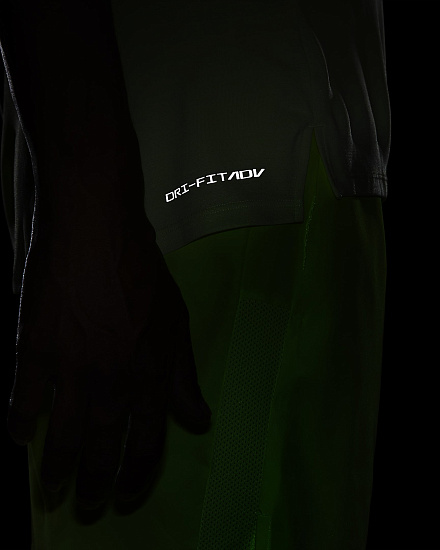Футболка мужская Nike Dri-FIT ADV Techknit Ultra Volt/White - Фото 7 большая