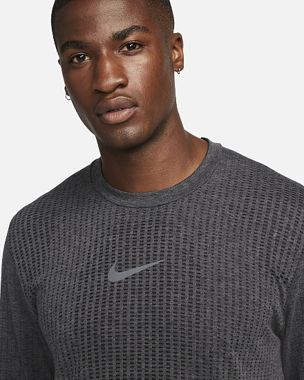 Футболка мужская Nike Pro Dri-FIT ADV Black - Фото 4 большая