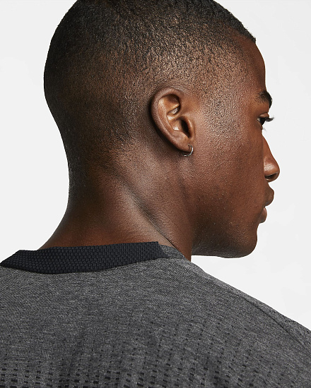Футболка мужская Nike Pro Dri-FIT ADV Black - Фото 6 большая