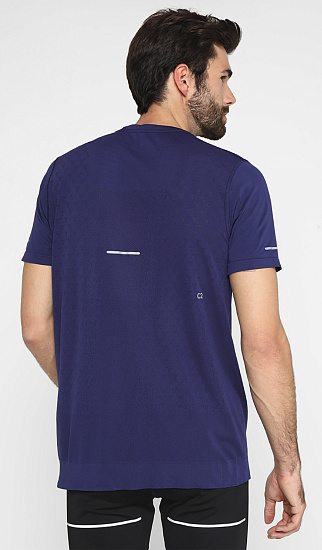 Футболка мужская ASICS GEL-Cool SS Top Indigo Blue - Фото 4 большая