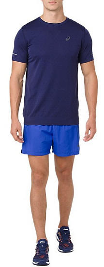 Футболка мужская ASICS GEL-Cool SS Top Indigo Blue - Фото 6 большая