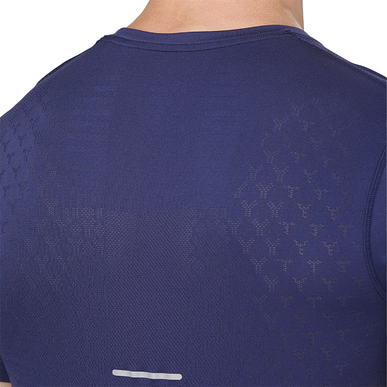 Футболка мужская ASICS GEL-Cool SS Top Indigo Blue - Фото 7 большая
