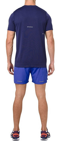 Футболка мужская ASICS GEL-Cool SS Top Indigo Blue - Фото 9 большая