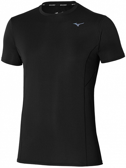 Футболка мужская Mizuno Dryaeroflow Black - Фото 1 большая