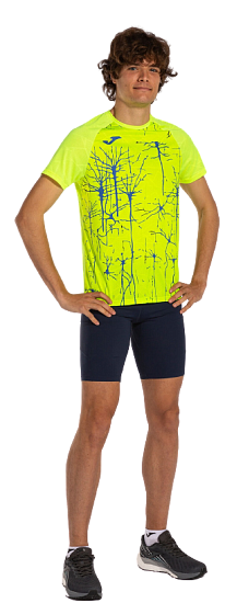 Футболка мужская Joma Elite IX Yellow - Фото 7 большая