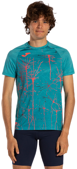 Футболка мужская Joma Elite IX Turquoise - Фото 3 большая