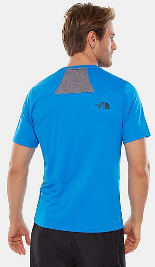 Футболка мужская The North Face Ondras S/S Bomber Blue - Фото 4 большая