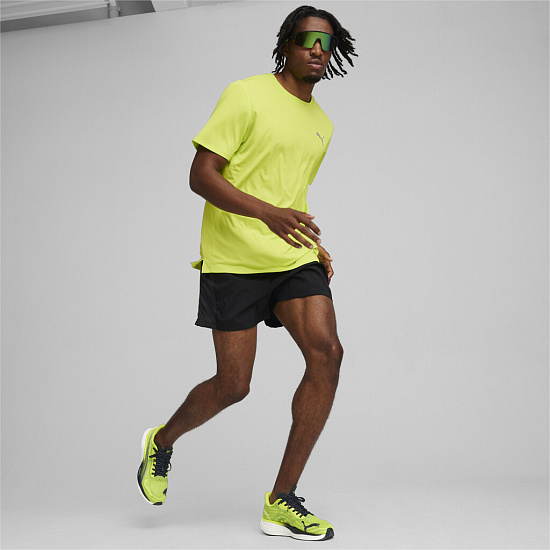 Футболка мужская Puma Run Favorite Vel Lime Pow - Фото 4 большая