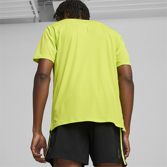 Футболка мужская Puma Run Favorite Vel Lime Pow - Фото 7 большая