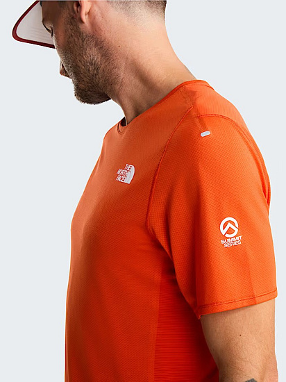 Футболка мужская The North Face Summit High Trail Lava Red - Фото 5 большая