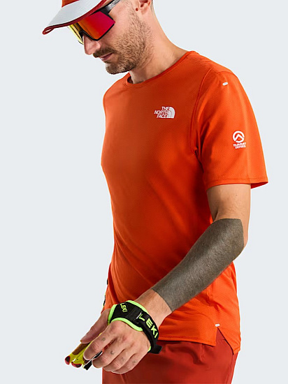 Футболка мужская The North Face Summit High Trail Lava Red - Фото 6 большая