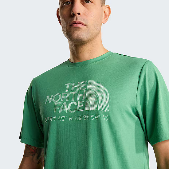 Футболка мужская The North Face 24/7 Logo Graphic Reg Dimmed Algae - Фото 6 большая