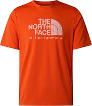 Футболка мужская The North Face 24/7 Logo Graphic Reg Lava Red