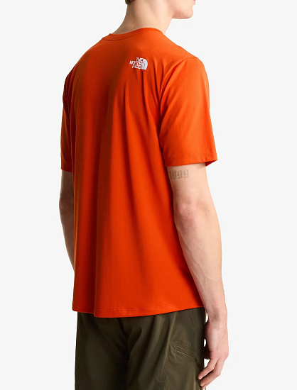 Футболка мужская The North Face 24/7 Logo Graphic Reg Lava Red - Фото 4 большая