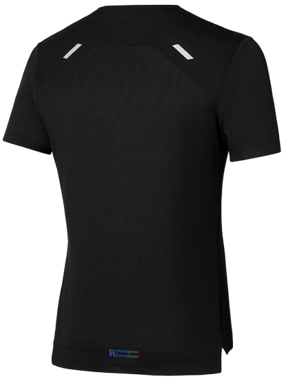 Футболка мужская Mizuno Tech Light Black - Фото 2 большая